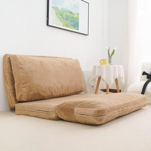 <strong>Brown</strong> Soft Faux Fur Large Foam Filling Folding <strong>Sofa</strong> <strong>Bed</strong> with Removable and Machine Washable Cover, Folding <strong>Sofa</strong> <strong>Bed</strong> - Product Image 6