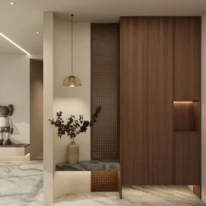 Hot <strong>Sale</strong> Modern Design Adjustable Wood Veneer <strong>Wardrobe</strong> <strong>for</strong> Bedroom Dining Living Room Hospital Use-Custom Made Home Storage - Product Image 3