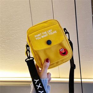 Fashion Single Shoulder <b>Bag</b> for Student Casual Canvas Handbag Outdoor <b>Phone</b> Messenger <b>Bag</b> Zipper <b>Crossbody</b> <b>Bag</b> Purse for Girls - Product Image 2