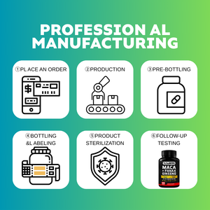 Suplemento de Polvo de Raíz de Maca OEM/ODM para Hombres, Suplementos Herbales Negros, Rojos y Amarillos, Cápsulas de Maca, Apoyo Energético - Product Image 4