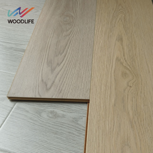 Plancher en stratifié à noyau noir <span class=keywords><strong>super</strong></span> imperméable Conception à chevrons Plancher en bois à verrouillage par clic Class33 8mm 12mm Panneau de stratifié - Product Image 6