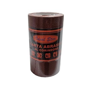 Mini rollo de papel de lija Star, duradero, resistente al agua, óxido de aluminio, grano 80, forma rectangular, 115x5MT para piedra, personalizable, soporte OEM - Product Image 2