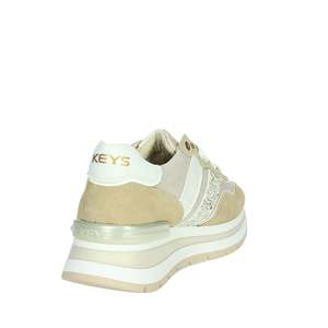 Sneakers Donna Keys K 10571 Beige con Plateau Chunky - Product Image 3
