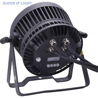 Projecteur LED PAR étanche IP65 54*3W RGBW, angle de faisceau 25/40 degrés, sans bruit, éclairage de scène stroboscopique et wash