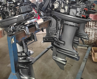 Motor Tempel Bensin 2-tak Yamabisi 40HP Berkualitas Tinggi Baru untuk Perahu Karet, Tipe Tiller Long Shaft dengan Pendingin Air