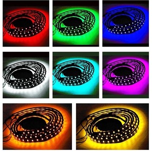 ไฟ LED RGB แบบยืดหยุ่นสำหรับตกแต่งภายในรถยนต์ 12V 15W พร้อมรีโมทคอนโทรลและแอปควบคุม  ไฟส่องใต้ท้องรถและไฟหน้ารถยนต์ - Product Image 5