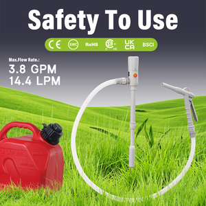 Bomba de Transferencia de Combustible Manual Eficiente con Batería, Confiable y Rápida, Adaptable, Hecha de Plástico Resistente con Acceso USB - Product Image 1