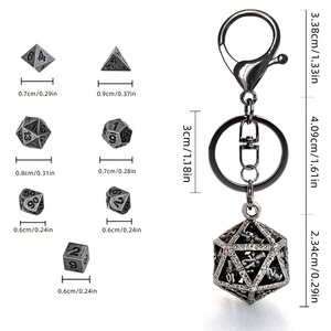 Mini juegos <span class=keywords><strong>de</strong></span> dados Dnd llavero pequeño portátil Dnd dados Metal con llavero Micro <span class=keywords><strong>juego</strong></span> <span class=keywords><strong>de</strong></span> dados <span class=keywords><strong>de</strong></span> rol para <span class=keywords><strong>juego</strong></span> <span class=keywords><strong>de</strong></span> <span class=keywords><strong>mesa</strong></span> - Product Image 2
