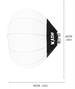 Kazhi 65cm nhiếp ảnh Ánh sáng Vòng <span class=keywords><strong>flash</strong></span> diffusers sâu Parabol mềm hộp bóng photographie Chiếu Sáng Đèn lồng <span class=keywords><strong>Softbox</strong></span> - Product Image 2