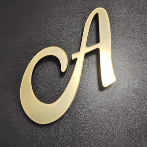 Acrilico corsivo alfanumerico italiano lettera 3D festa di compleanno decorazione festa di nozze EVA oro argento muro adesivo Poster - Product Image 5