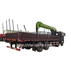 Hot Bán Faw 8X4 Hp320 Hàng Hóa Tow Crane Xe Tải Với 14 Tấn Thẳng Gấp Kính Thiên Văn Mở rộng Boom Xe Tải