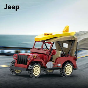 Masterpiece M24001 Cross-Border Exclusive Jeep Building <b>Blocks</b> Educational Assembly Toy Car Building <b>Blocks</b> Toy Car Racing Model - Product Image 1