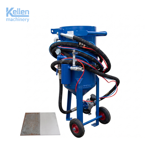 Machine de sablage abrasif industrielle de type ouvert, mobile sur roues, pour le décapage de la rouille et le prétraitement des conteneurs, ponts et métaux - Product Image 6