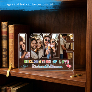Ornements en acrylique personnalisés, <span class=keywords><strong>collage</strong></span> <span class=keywords><strong>photo</strong></span> sur mesure, cadeaux commémoratifs pour couples, décoration intérieure pour moments mémorables - Product Image 2