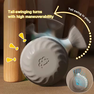 Giocattolo Intelligente per Gatti a Forma di Balena, Palla Illuminata con Movimento Casuale, Gioco di Addestramento per Gatti da Interno e Cani di Piccola Taglia - Product Image 4