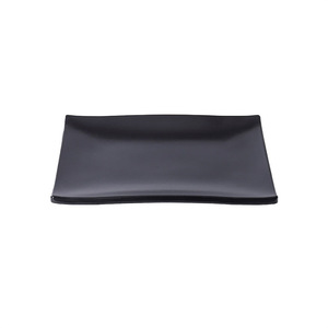 Japanese-style <b>black</b> frosted barbecue <b>plate</b>, commercial rectangular <b>plate</b> for grilling, hot pot, side dishes, and barbecue - Product Image 5