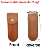 Étui de protection en cuir PU pour outils, porte-badge de travail cousu, pochette de rangement, accessoire pour clé USB, vente en gros