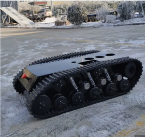 <strong>Rubber</strong> <strong>Track</strong> Chassis/undercarriage <strong>Robot</strong> with 100-200kg Carry Capacity - Product Image 6
