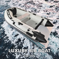 Luxe 8.2 FT 2.5 m air Mat Sol PVC Gonflable Yacht Bateau pour 3 Personnes Offshore Eaux Loisirs Surf