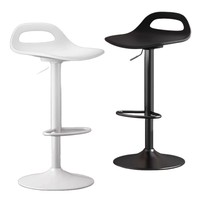 Chaise de bar haute en polypropylène avec structure métallique, excellente qualité, prix de gros, pour salon de thé et bar