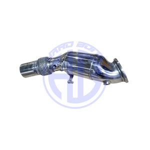 ท่อไอเสียสแตนเลสแบบ304ท่อร่วมไอเสียแบบไม่มีเกราะกันความร้อนสำหรับ B48 BMW - Product Image 1