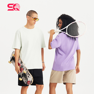 T-shirt personnalisé par le fabricant, impression sur mesure, 200 g/m² |   T-shirt en coton épais coupe ample et oversize – <span class=keywords><strong>Achat</strong></span> en gros à prix compétitif - Product Image 2