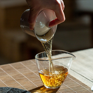 Transparent Glass Fairness Cup Cone Shape Heat Resistant Kung Fu <b>Tea</b> <b>Set</b> Accessory For Afternoon <b>Tea</b> Serving Cup - Product Image 2