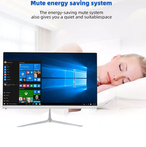 Thiết kế mới 21.5/23.8 inch tất cả trong một <span class=keywords><strong>PC</strong></span> Máy tính để bàn máy tính để bàn ứng dụng văn phòng làm việc chơi game với bàn phím có dây/chuột - Product Image 6