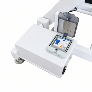 Table d'opération vétérinaire EUR VET avec tiroir pour radiographie, plateau en polycarbonate, glissière à roulement linéaire, élévateur électrique pour clinique vétérinaire - Product Image 5