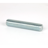 ASME B18.31.2 ASTM A193 B7 Alloy Steel Blue-White Zinc Plated Full Thread Stud and ASTM A194 2H Heavy Hex Nuts