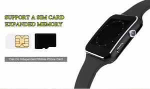 New Arrival Smart Watch With <b>Camera</b> Touch Screen Support <b>SIM</b> TF <b>Card</b> Smartwatch Smart Watch - Product Image 3