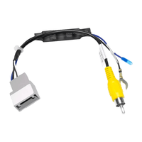 Adaptateur de câble convertisseur vidéo pour caméra de recul à 16 broches pour Toyota/Mazda Navigation DVD Stationnement de voiture avec connecteur RCA