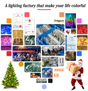 Lumière féerique LED colorée RVB, 20m, 200LED, USB, contrôle d'application, décoratif, sapin de Noël intelligent