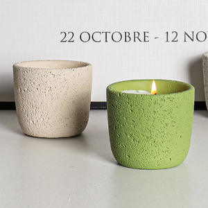 Lilin aromaterapi semen lilin kedelai beraroma tempat lilin rumah dalam ruangan wadah - Product Image 3