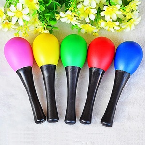 Maracas de Plástico Orff al por Mayor, Instrumento de Percusión para Educación Temprana, Sonajero Musical para Niños, para el Aula y Fiestas - Product Image 4