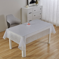 Nappe en PVC Premium RNPT, imperméable, résistante aux rayures, facile d'entretien, protection de table pour la maison, la cuisine et la salle à manger