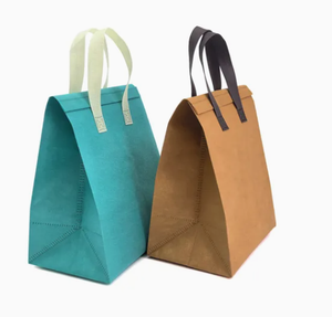 Sac à déjeuner isotherme réutilisable imperméable de grande taille en tissu non tissé pour épicerie en gros - Product Image 1