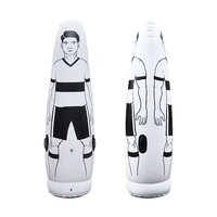 Mannequin de football gonflable en PVC pour entraînement, mur de tir au but pliable et portable, 160, 175, 205 cm, pour l'école et l'entraînement en extérieur