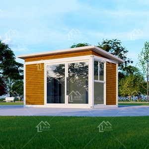 Contenedor de paquete plano multifuncional para negocios móviles, tienda de barbacoas, tienda de aperitivos, construido con Material de Panel sándwich de acero - Product Image 3