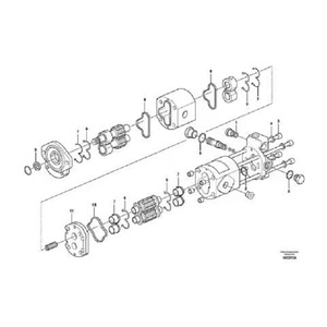 Pompe à engrenages hydraulique EC160 EC180 EC210 compatible avec les modèles fabriqués à Shanghai, Chine 14525542 VOE14376727 VOE14525542 VOE14535458 - Product Image 2