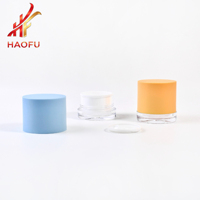 Pot en plastique le plus vendu de 15/20/30/50g avec joint et spatule pour cosmétiques, soins de la peau, crèmes visage/yeux et masques
