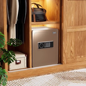 Dingfa Home Safe <b>Small</b> All Steel Electronic Keypad <b>Lock</b> Floor Mount Anti Theft Safe For Home Use - Product Image 1