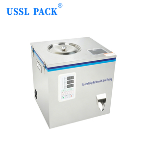 Machine de remplissage semi-automatique à vis doseuse LT-SW100 pour poudres et granulés, épices, grains de café et aliments secs - Product Image 1