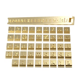 ตราประทับโลโก้แบบกำหนดเอง ตัวอักษรนูนบนหนัง ปั๊มฟอยล์ร้อน แม่พิมพ์โลหะ CNC - Product Image 1