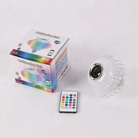 Ampoule haut-parleur sans fil intelligente E27 RGB RGBW 85-265V 15W LED
