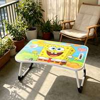 Table pliante portable économique pour ordinateur portable, bureau multifonction pour lit, dortoir, canapé, bureau à domicile, bureau d'étude et d'écriture