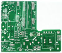 Circuit imprimé double face personnalisé HASL avec masque de soudure vert pour carte de contrôle d'alimentation