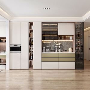 Luxury <b>TV</b> Cabinet Contemporary Design <b>for</b> Living Room with <b>Wall</b> <b>Mount</b> System and Storage Solutions - Product Image 4