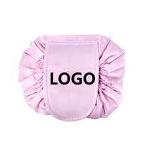 Sacs de maquillage magiques imperméables à cordon, grandes pochettes de rangement cosmétiques portables pour femmes, idéales pour les voyages quotidiens, vente en gros