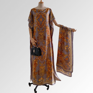 Nouvelle Collection Printemps : Foulard Carré en Soie Imitée pour Vacances à la Plage, Blouse Robe en Brocart Satiné, Vêtement de Protection Solaire, Châle Écharpe pour Femme - Product Image 6
